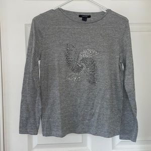 New Grey long sleeve top